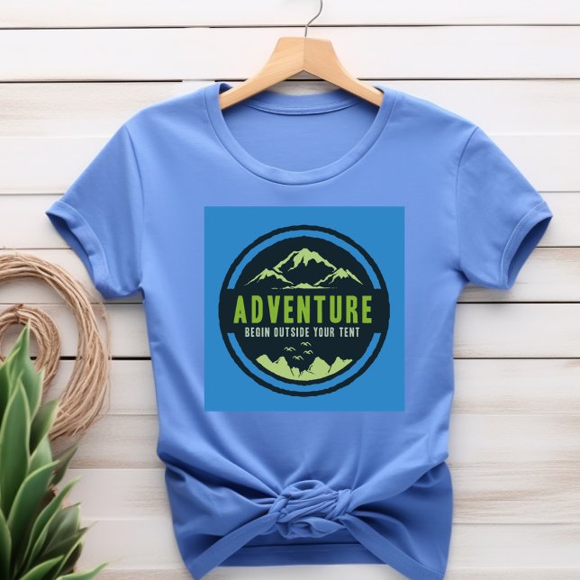 La aventura empieza fuera de tu camiseta de carpas (Subido por el creador)