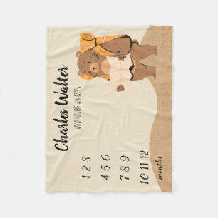 La aventura espera el oso de la manta del hito beb