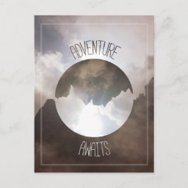 La aventura espera la postal