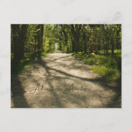 La aventura espera la postal