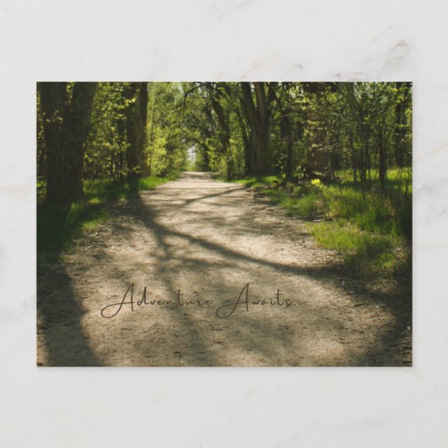 La aventura espera la postal (Anverso)