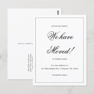 La aventura espera nueva Invitación de movimiento