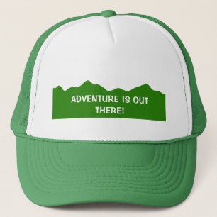 ¡La aventura está hacia fuera allí! Gorra del