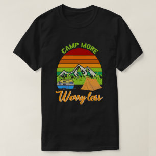 La aventura llama - Feliz camping camiseta