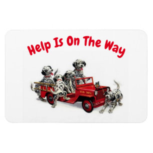 La ayuda está en camino imán flexible