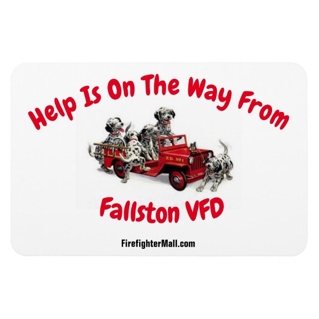 La ayuda está en camino imán flexible (Horizontal)