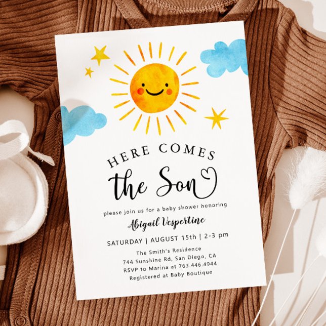 La Baby Shower de Sunshine llega a la invitación d (Subido por el creador)