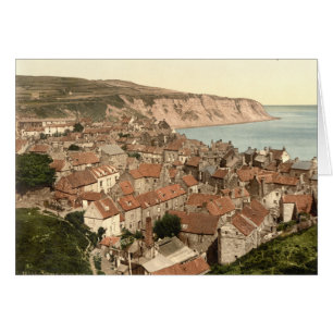 La bahía de Robin Hood, Whitby, Yorkshire,