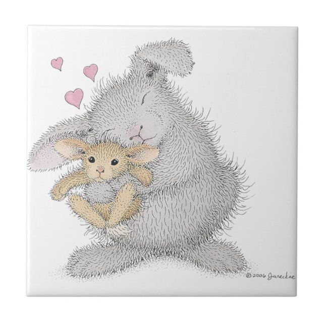 La baldosa cerámica de HappyHoppers® (Frente)