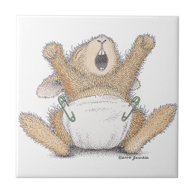 La baldosa cerámica de HappyHoppers® (Frente)