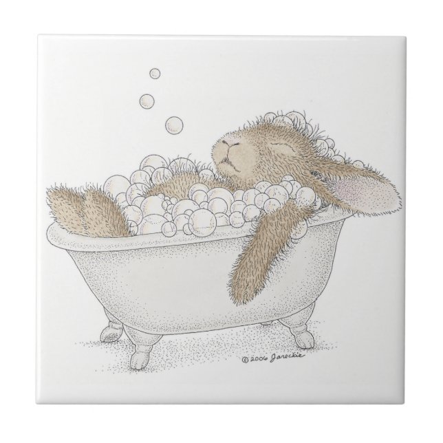 La baldosa cerámica de HappyHoppers® (Frente)