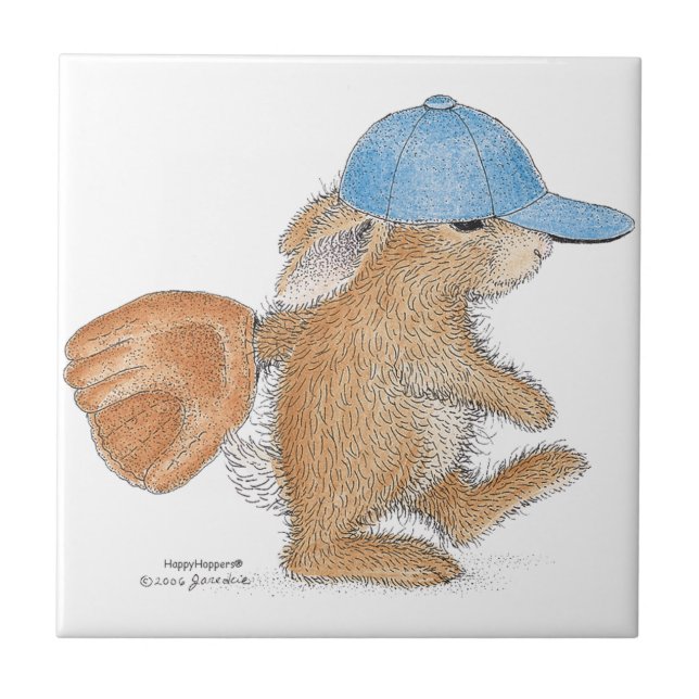 La baldosa cerámica de HappyHoppers® (Frente)