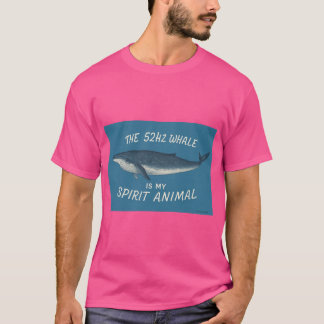 La ballena 52HZ es mi camiseta animal espiritual