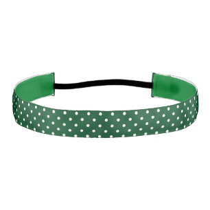 La banda de la cabeza del Polka verde