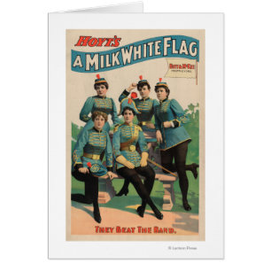 La banda "de una mujer de la bandera blanca como