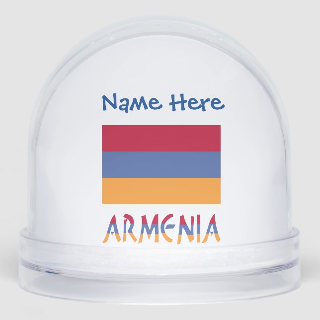 La bandera armenia es personalizada (Anverso)