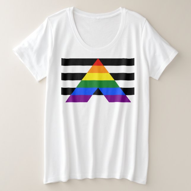 La bandera de aliado heterosexual de SlipperyJoe c (Anverso del diseño)