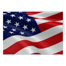 La bandera de los Estados Unidos de América