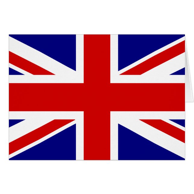 La bandera de Union Jack (Anverso (Horizontal))