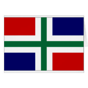 La bandera holandesa de Groninga