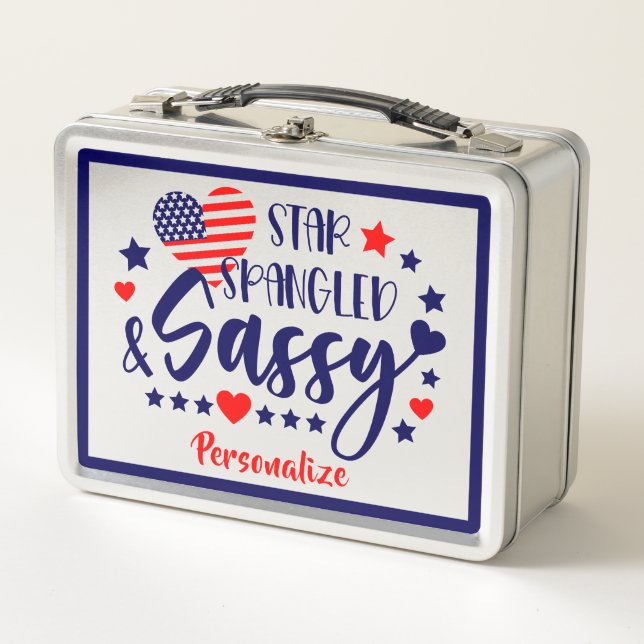 La bandera norteamericana de Star Spangled Sassy p (Anverso)