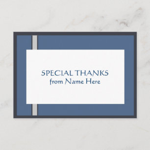 La barra Mitzvah le agradece las tarjetas