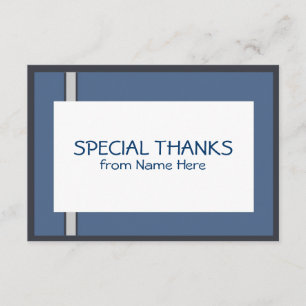 La barra Mitzvah le agradece las tarjetas