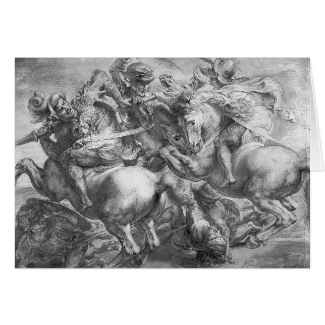 La batalla de Anghiari después de Leonardo da (Anverso (Horizontal))