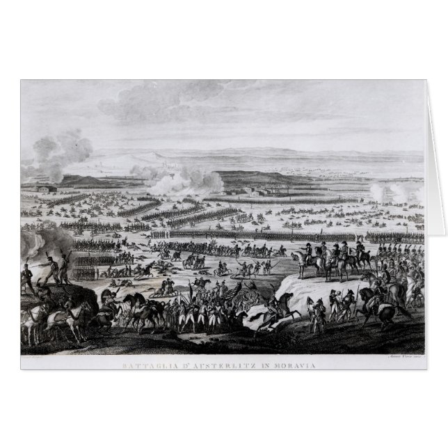 La batalla de Austerlitz en Moravia (Anverso (Horizontal))