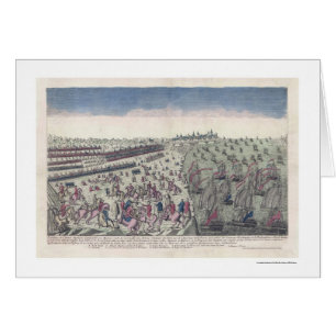 La batalla de la impresión 1781 de Yorktown