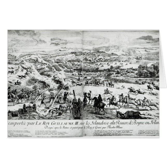 La batalla del Boyne, c.1690 (Anverso (Horizontal))
