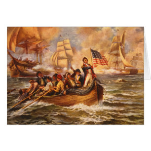 La batalla del lago Erie de Percy Moran