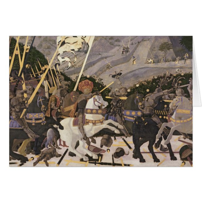 La batalla del romano de San, c.1438-40 (Anverso (Horizontal))