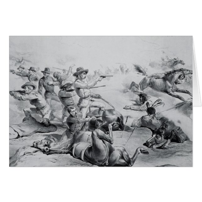 La batalla pasada de general Custer (Anverso (Horizontal))
