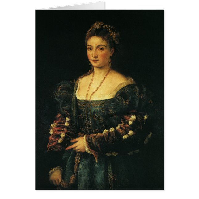 La Bella, duquesa de Urbino por titiano (Frente)