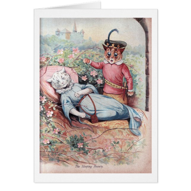 La bella durmiente, Louis Wain (Frente)