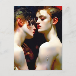 La bella postal de los amantes