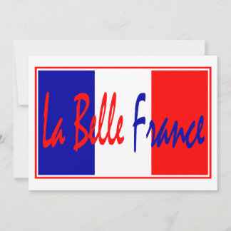 La Belle Francia - Invitación a fiesta temática fr