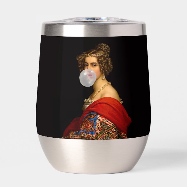 La belleza bávara y la goma de burbujas (Frente)