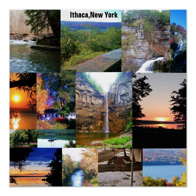 LA BELLEZA DE ITHACA, POSTER DE NUEVA YORK (Anverso)