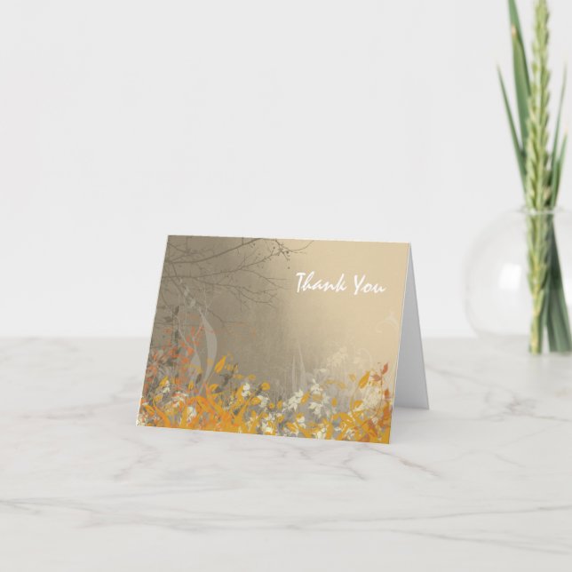 La belleza de la caída le agradece las tarjetas (Anverso)
