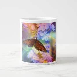 La belleza de la mariposa 20 onzas. Taza ENORME