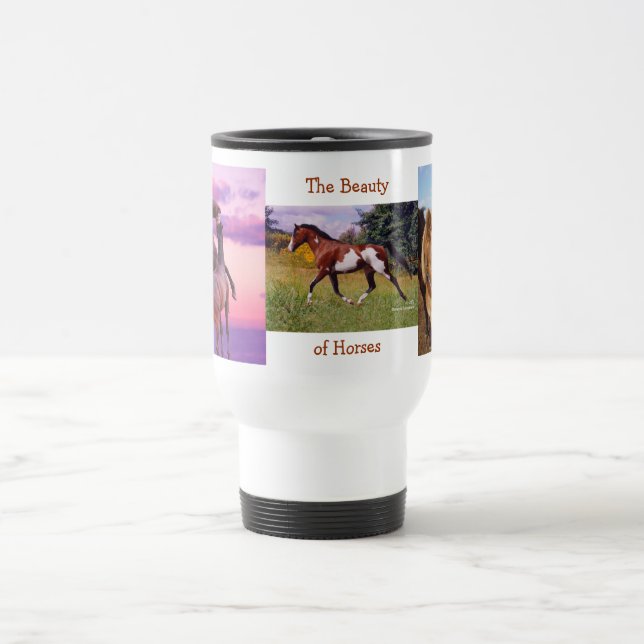 La belleza de la taza de caballos (Centro)