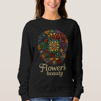 La belleza de las flores – Sudadera con arte flora
