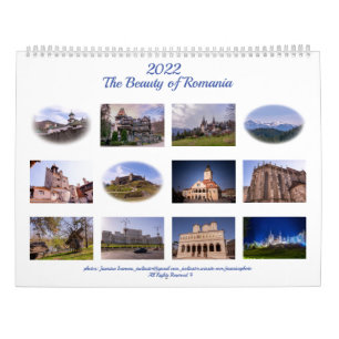 La belleza de Rumania - calendario grande