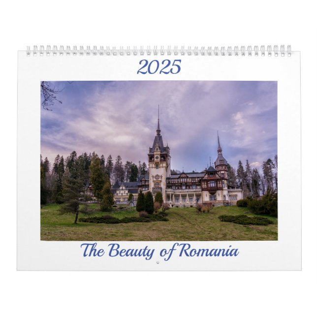 La belleza de Rumania - calendario grande (Tapa)