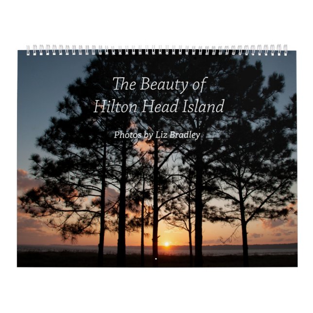La belleza del calendario de Hilton Head Island (Tapa)