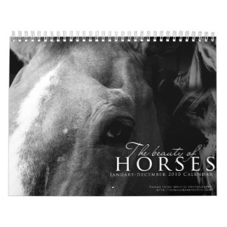 La belleza del calendario de los caballos