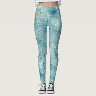 La belleza del océano. Aqua Crystal. Leggings