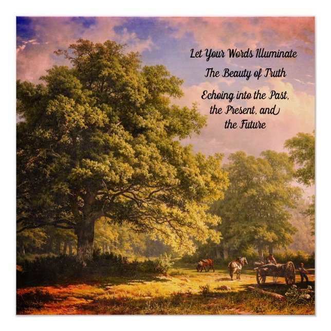 La belleza del Poster de la verdad (Anverso)